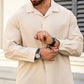 Tailored Beige Colored Cotton Shirt