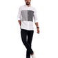 White Color Striped Stylish Shirt