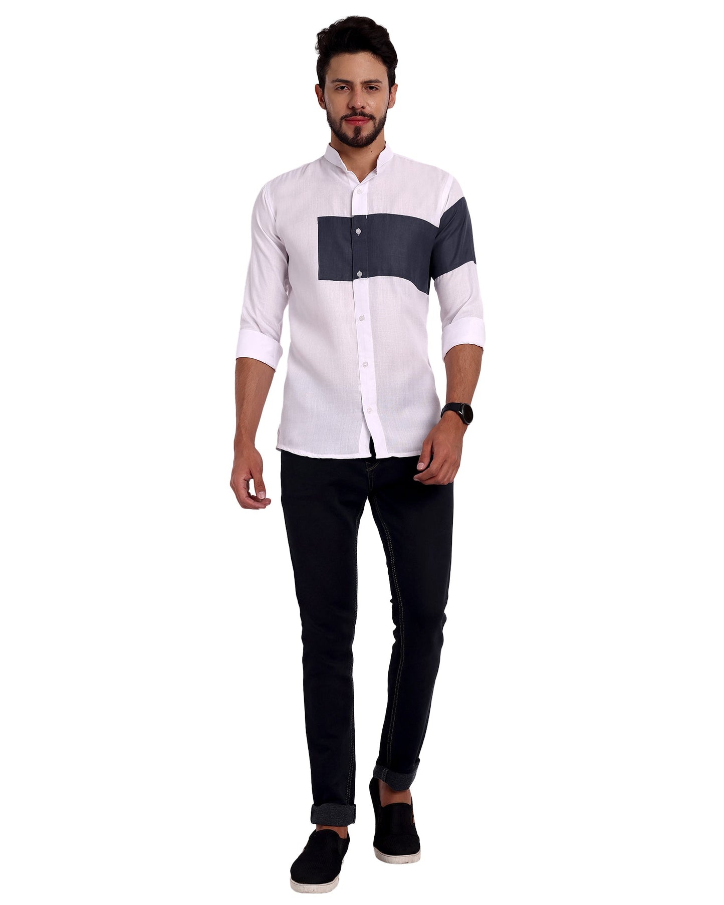 White Color Stylish Regular Fit Shirt