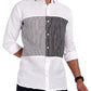 White Color Striped Stylish Shirt