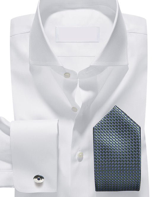 New White Cotton Full Sleeve Shirt