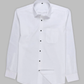 Regular Fit White Colored Cotton Shirt