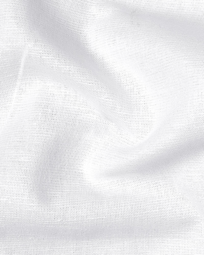 Snow White Formal Plain White Shirt