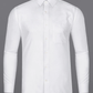 Snow White Formal Plain White Shirt