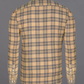 Brown Colored Cotton Checkered Shirt