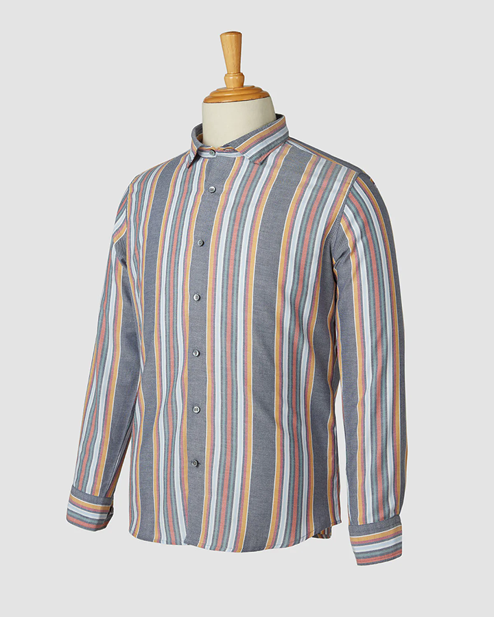 Symphony Cotton Striped Full Sleeve Shirt