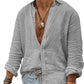 Amazing Grey Colored Cotton Shirt