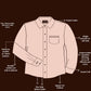 Dark Olive Colored Cotton Stretch Shirt