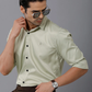 Pista Colored Cotton Solid Full Sleeve Shirt