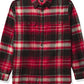 Red & Black Checked Cotton Full Sleeve Shirt