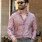 Light Pink Color Party Wear Shirt