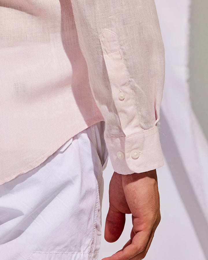 Premium Light Pink Colored Cotton Shirt