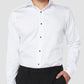 White Colored Cotton Full Sleeve Solid Shirt
