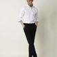 Luxury Plain Cotton White Shirt