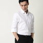 Luxury Plain Cotton White Shirt