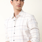 White Colored Cotton Duplin Checks Shirt