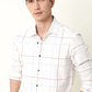 White Colored Cotton Duplin Checks Shirt