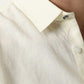 Light Yellow Colored Linen Shirt