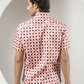 Pink Colored Geometric Printed Shirt