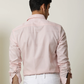 Light Pink Colored Cotton Solid Shirt