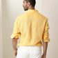 Premium Yellow Colored Linen Shirt