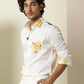 Peary White Colored Floral Printed Shirt