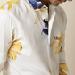 Peary White Colored Floral Printed Shirt