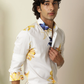 Peary White Colored Floral Printed Shirt