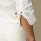 Peary White Colored Floral Printed Shirt