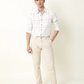 White Colored Cotton Duplin Checks Shirt