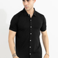 Fancy Black Colored Cotton Shirt