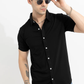 Fancy Black Colored Cotton Shirt