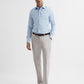 Formal Wear Sky Blue Cotton Shirt