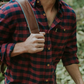 Red Check Cotton Full Sleeve Shirt
