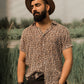 Brown Colored Cotton Half Sleeve Shirt