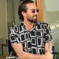 Black Colored Rayon Printed Shirt