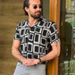 Black Colored Rayon Printed Shirt