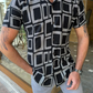 Black Colored Rayon Printed Shirt