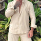 Amazing Light Yellowish Colored Cotton Shirt
