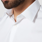 White Colored Cotton Office Wear Shirt