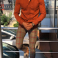 Latest Orange Colored Cotton Shirt