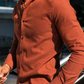 Latest Orange Colored Cotton Shirt