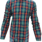 Dark Green Checks Print Cotton Shirt