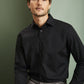 Mens Classic Fit Black Colored Cotton Shirt