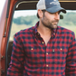 Red Check Cotton Full Sleeve Shirt
