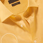 Mellow Yellow Colored Linen Solid Shirt