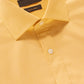 Mellow Yellow Colored Linen Solid Shirt