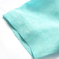 Turquoise Colored Solid Linen Shirt