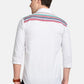 Casual White Colored Cotton Striped Shirt
